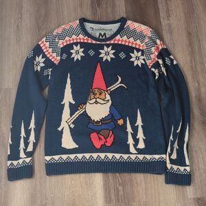Toddland Gnome Skiing Sweater Men’s Sz M